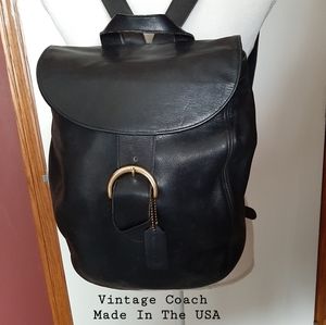 Vintage Coach Backpack 4134 BLACK MADE IN USA